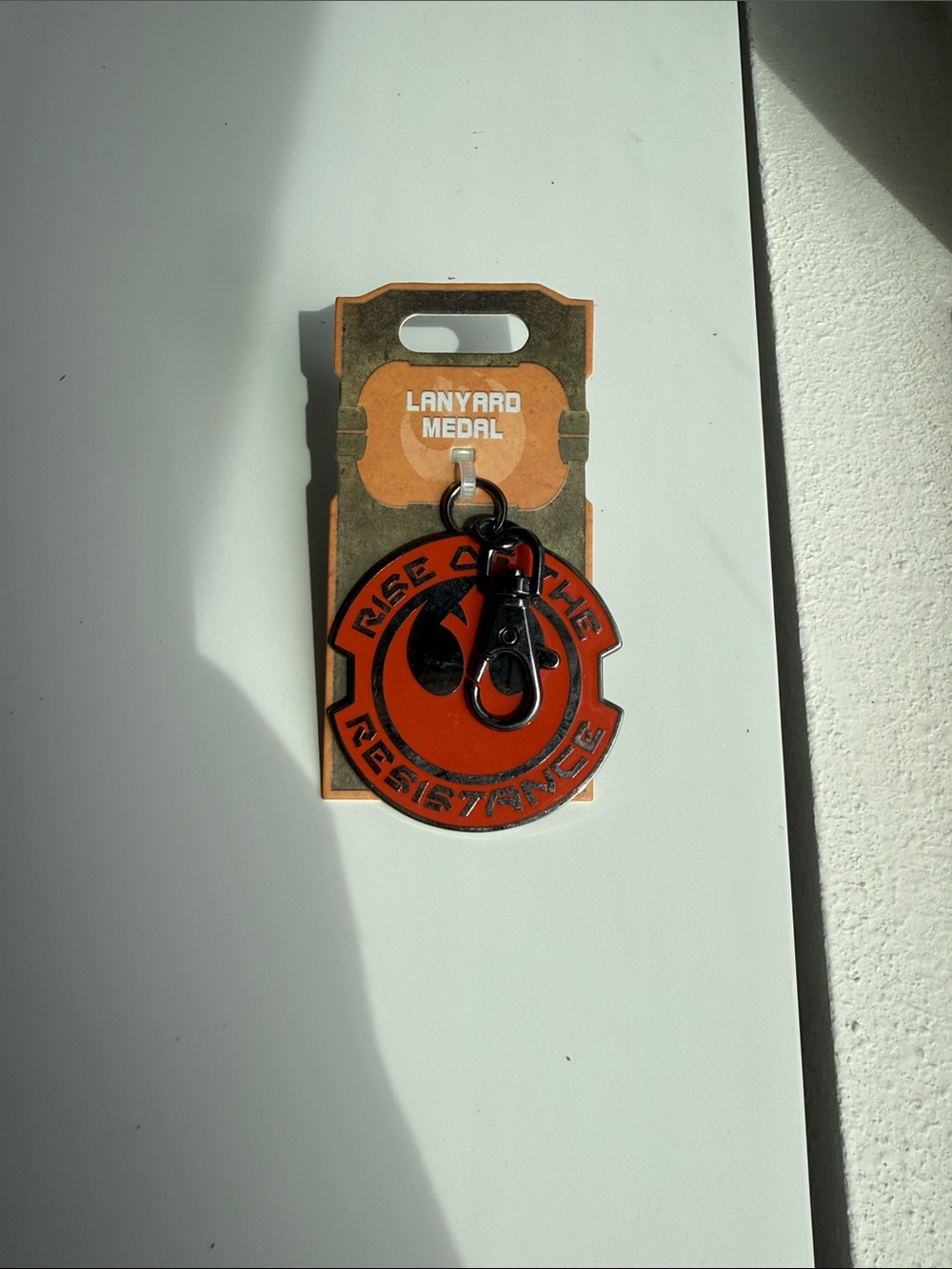 Star Wars Orange Rise of the Resistance Medal Keychain